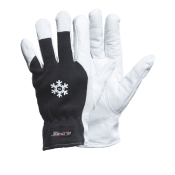 GlovesPro Dex 12. Fleecefodrad vintermontagehandske. Innerhand av mjukt getskinn. Förstärkta fingertoppar