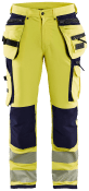 Blåkläder 19971642 Varselbyxa 4-vägsstretch klass 2.