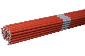 Snökäppar tillverkade med PVC-rör.