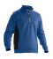 Jobman 5401 sweatshirt halv zip med kontrast färger