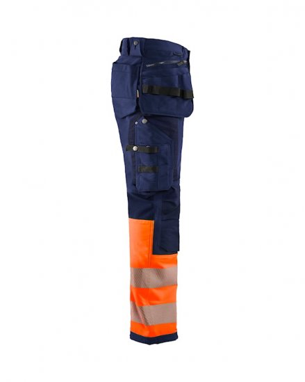 Blåkläder 19931642 Hantverksbyxa Stretch Varsel klass 1.