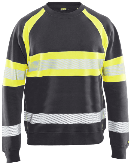 Blåkläder 33591158 Varseltröja i blandning av bomull och polyester.