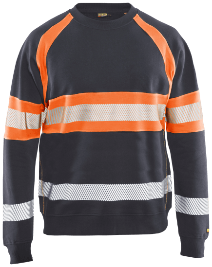 Blåkläder 33591158 Varseltröja i blandning av bomull och polyester.