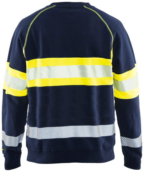 Blåkläder 33591158 Varseltröja i blandning av bomull och polyester.