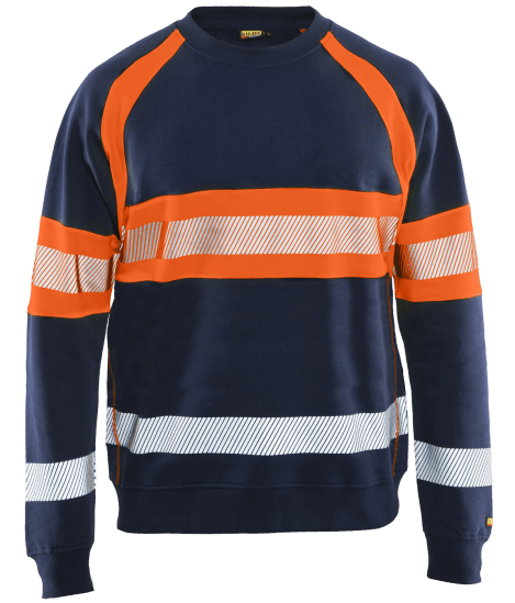 Blåkläder 33591158 Varseltröja i blandning av bomull och polyester.