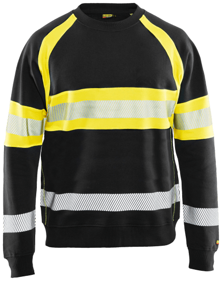 Blåkläder 33591158 Varseltröja i blandning av bomull och polyester.