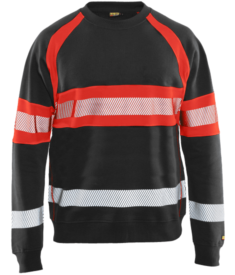 Blåkläder 33591158 Varseltröja i blandning av bomull och polyester.