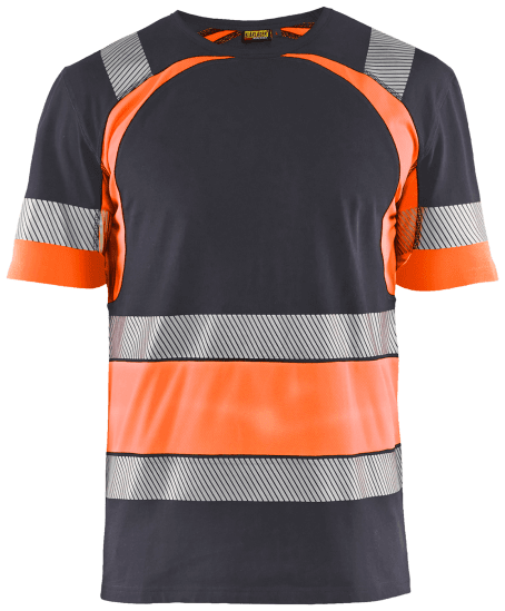 Blåkläder 34211030 Varsel-T-Shirt i 100 procent bomull.