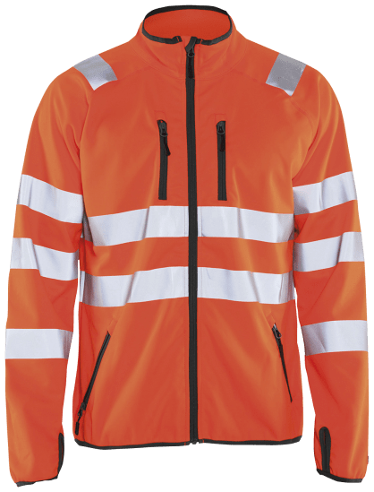 Blåkläder 49062512 Softshelljacka Varsel hundra procent polyester.