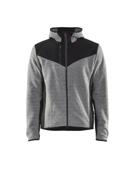 Blåkläder 59402536 Stickad Jacka med Softshell