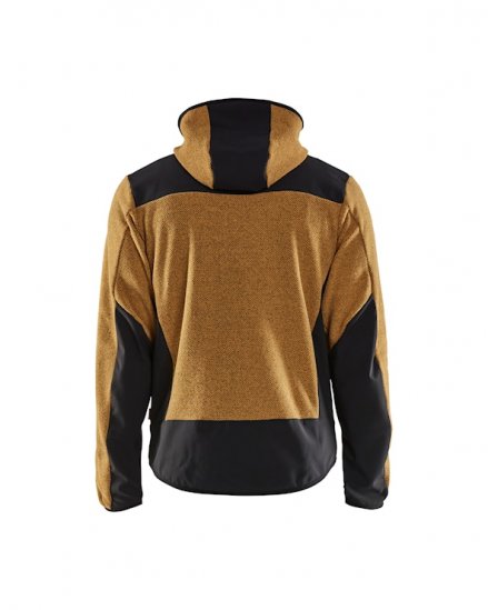 Blåkläder 59402536 Stickad Jacka med Softshell