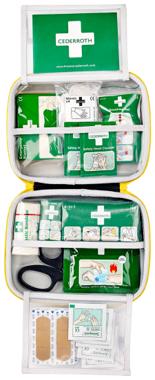 Cederroth första hjälpenkit medium.