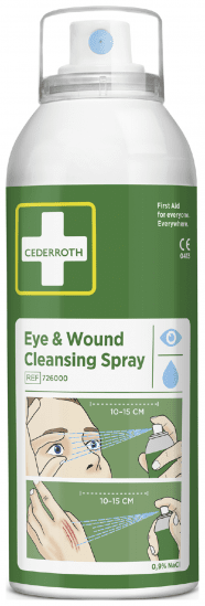 Cederroth ögon- och sårtvättsspray REF 726000 x 5 st.