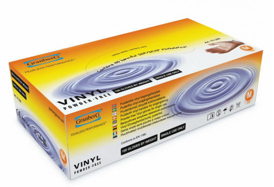 Granberg 111.225 Engångshandskar Vinyl x 100.