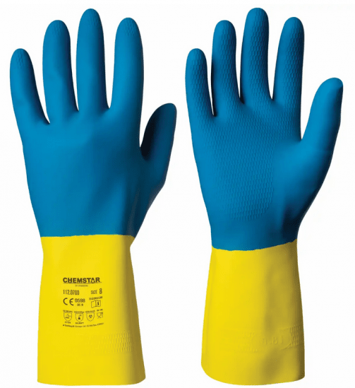 Granberg 112.0700 Kemikalieresistenta handskar i latex.