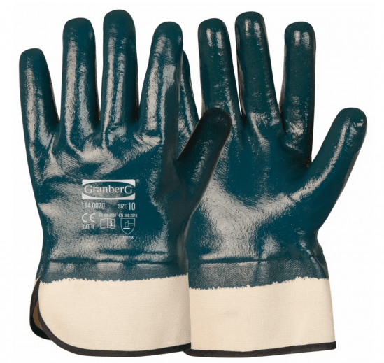 Granberg 114.0070 Heldoppade nitrilhandskar.