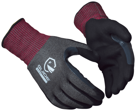 Guide 6605 Skärskyddshandskar i nitril.