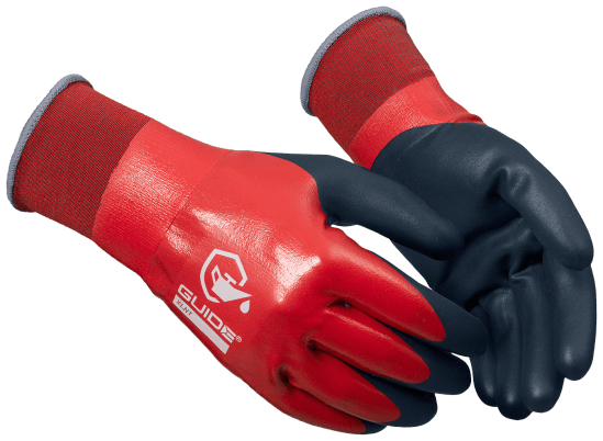 Guide 9504 Livsmedelsgodkända montagehandskar.