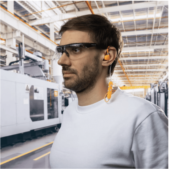 Honeywell In-Ear 1034105-IE hörselpropp med blåtand och medhörning.