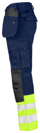Jobman 2277 Varselbyxor hantverk av bomull i varsel klass 1