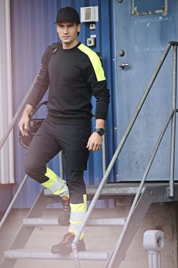 Jobman 2328 Servicebyxa Stretch Varsel klass 1.