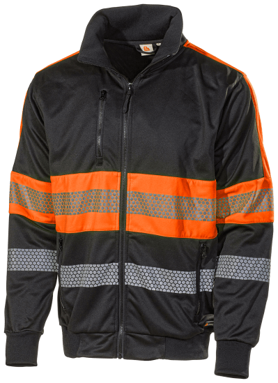 L.Brador 6112P Varseltröja med dragkedja.