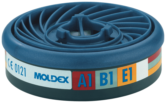 Moldex gasfilter A1B1E1 930001 till Moldex 7000 och 9000 - 10 st.