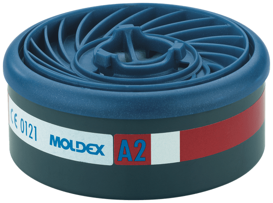 Moldex gasfilter A2 920001 till Moldex 7000 och 9000 - 8 st.