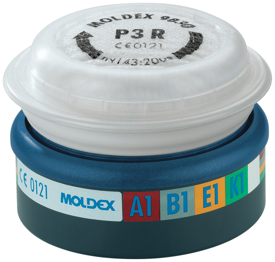 Moldex kombifilter A1B1E1K1P3R 943012 till Moldex 7000 och 9000 - 2 st.