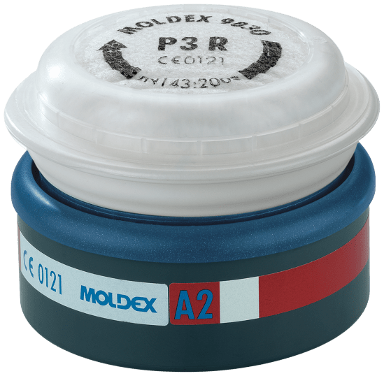 Moldex kombifilter A2P3 923012 till Moldex 7000 och 9000 - 2 st.