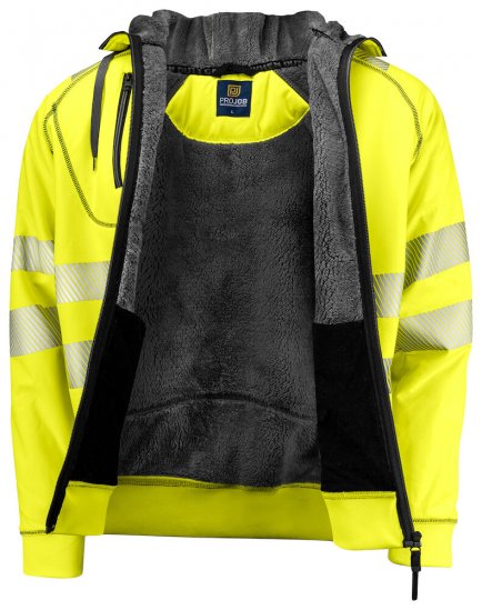 Projob 6130 Fodrad Hoodjacka Pile Varsel.
