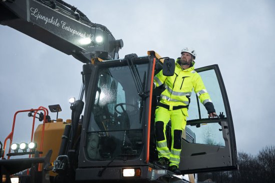 Projob 6573 Midjebyxor Stretch Varsel klass 2.