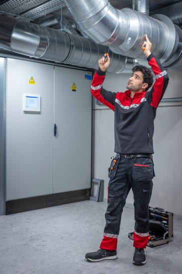 Projob 7102 Sweatshirt 1/2 Zip.