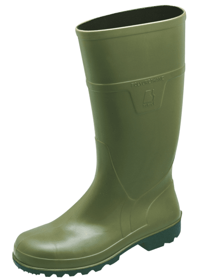 Sievi Skyddstövlar Light Boot Olive S5. Tåhätta och spiktrampskyddet av stål. Mikrofiberkonstruktion med polyurentan gör skorna