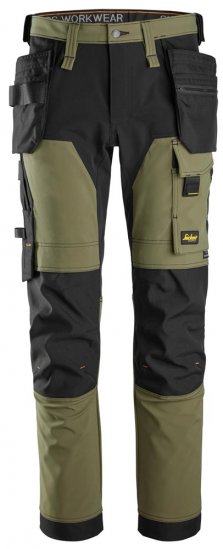 Snickers 6275 AllroundWork, 4-vägsstretchbyxa med hölsterfickor.