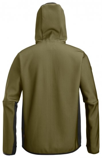 Snickers 8044 FlexiWork Hoodie med hellång dragkedja.