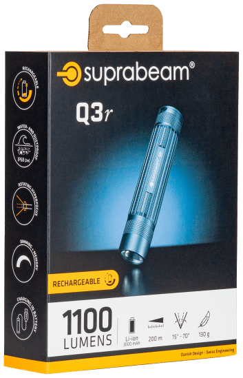 Suprabeam Q3r Ficklampa.