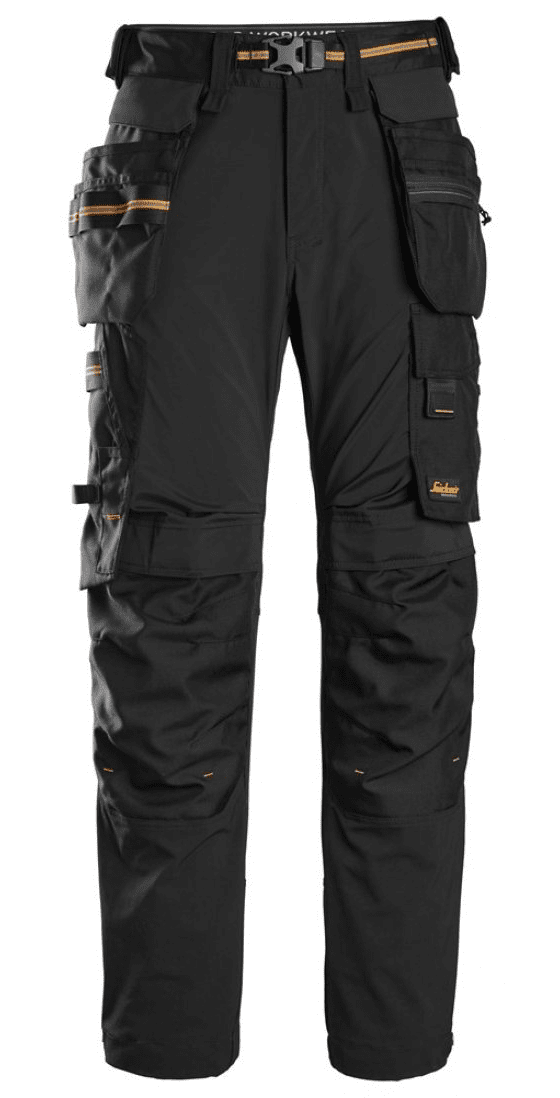 Snicker 6515 AllroundWork, Hantverksbyxa GORE Windstopper (Färg: Svart/Svart, Storlek: 92)